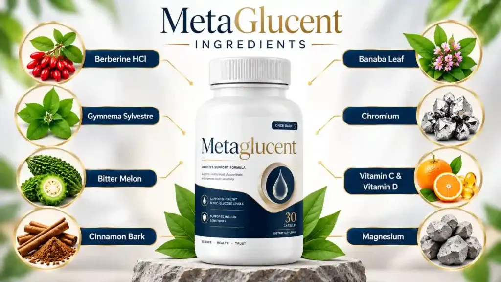 MetaGlucent Natural Glucose Support Supplement